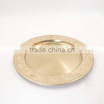 Supply popular stainless steel foil round tray