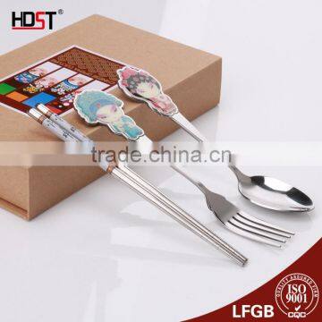 High Quality Promotional Giveaways Gifts Spoon ,fork and Chopsticks for Supermarket photo-3