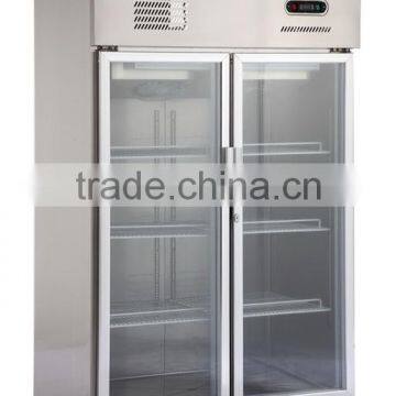 Luxurious Stainless Steel Deep Refrigerator/1020L Commercial Upright Freezer photo-2