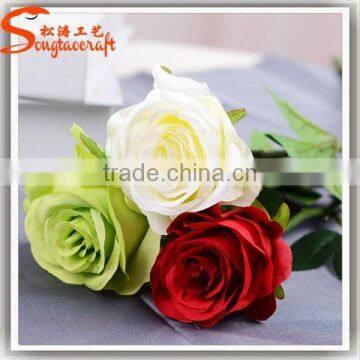 Hot Sale Cheap Wholesale Artificial Flowers/ Fake Flower Rose photo-2