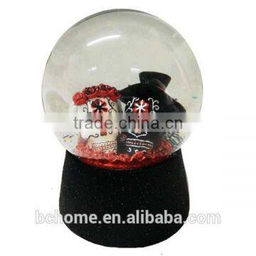 Disney Audited factory of Halloween skull snow globe