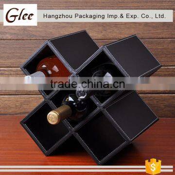 Creative beautiful high quality wooden wine rack