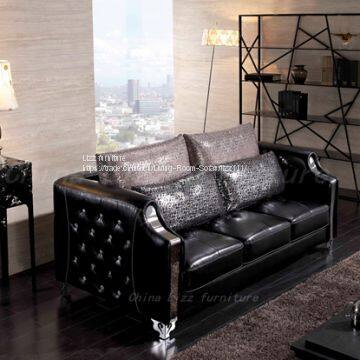 Самый новый современный кожаный диван для гостиной photo-3