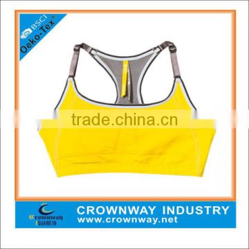 Wholesale sports bra for women, customize ladies racerback bra designs