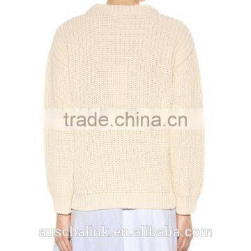 Fashion Design Elegant Girls South 100% Cotton Sweater photo-2