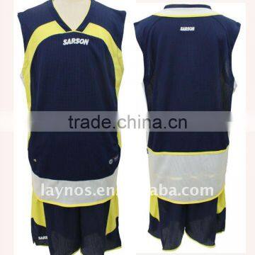 Big mesh eyele new style basketball jersey design