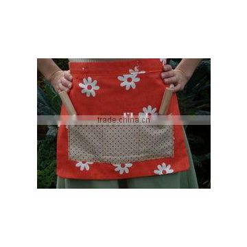 Oem supply type wholesale garden apron with tool pocket from China