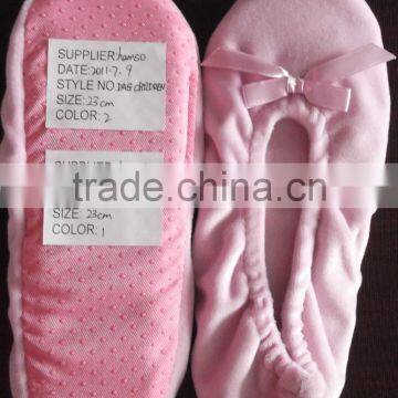 Women Dancing Ballerina Shoes 2016 With Velvet Fabric photo-3