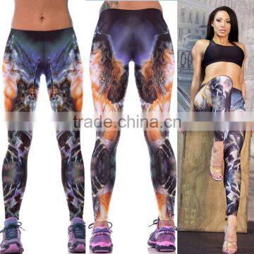 Lady Full Size Compression Nylon-spandex High Waist Yoga Pants photo-4