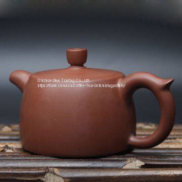 180cc Ceramic Tea Pot Nixing Pottery Jing Lan Shape Coffee Pot photo-2