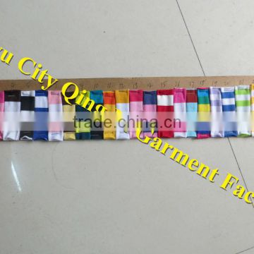 Yiwu City Qing Li Garment Factory Cotton Stripe Print Color Chart Colorful Kids Knitted Cotton Color Chart