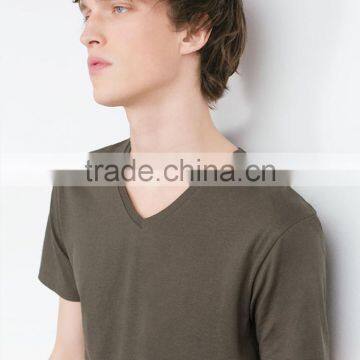 Relax Fit Cotton v Neck Dry Fit T-shirt Wholesale photo-2