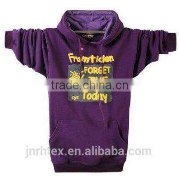 100% polyester printing men hoodies and sweatshirts with label