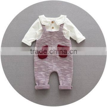 S17736A Girls Boutique Clothing Fall Wholesale Baby Clothes Girls 2PCS Set photo-3