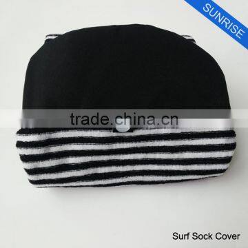 Surfboard Sock Pattern Surfboard Stretch Cover Blue and Black Strap Board Sock photo-2