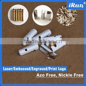 Customized Strings Metal Aglets for Lace - Zinc-Alloy Metal Aglets for Shoes Decoration - Custom Laser Logo Metal Aglet Crimp photo-5
