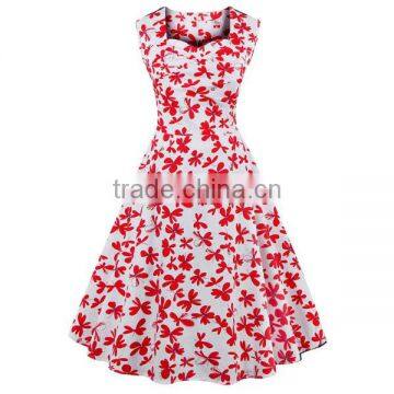 Walson 2017 Sleeveless Printed Summer Women Dresses photo-5