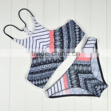 Polyester Bikini different size for choice & padded blue girls swimwear 59377