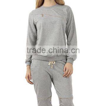 Sweatshirt Set Zipper Tracksuit Women Cheap Tracksuit Bodyfitted photo-3