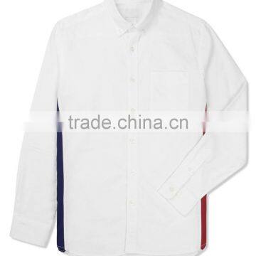 White Oxford Colorblock Shirt