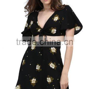 Wholesale Very Hot Women Pretty Multi Color Floral Printed Maxi Dress For Wholesale 2017 photo-2