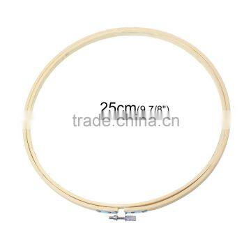 Wholesale Cross Stitch Supplies Circle Round Natural Bamboo Embroidery Hoops photo-2