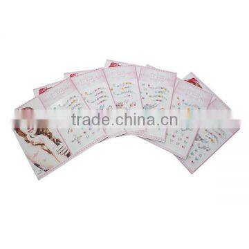 OEM Body Art Multicolor Glitter Removable Body Temporary Tattoo Sticker photo-3