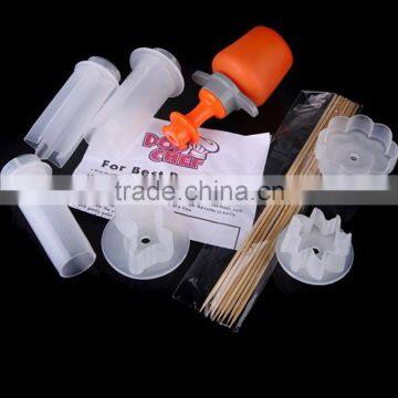 Eco-friendly Plastic Decorative Fruit Cutters Shape Cutter Slicer Cutter Veggie Food Kitchen Accessories Cooking Tools KC1360 photo-3