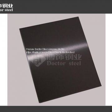 AISI 4'*8' stainless steel sheet with hairline finish,jet black stainless steel plate