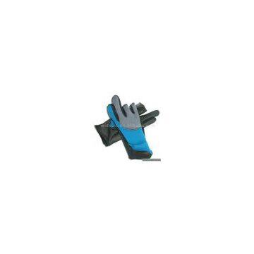 Sell Neoprene 3-Cut 2 Fingers Fishing Gloves