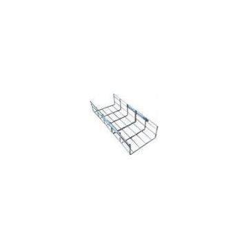 Industrial steel galvanized metal vertical straight wire mesh cable tray, 200*100mm