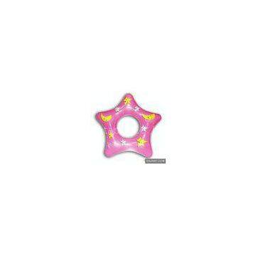 Star shape baby inflatable swimming ring , Synchronized Children Swimming Floats