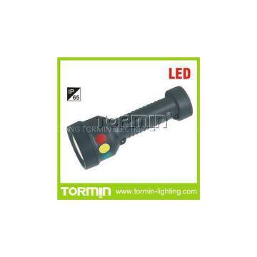 RGB 3.7V Railway LED Signal Hand Light Flashlight