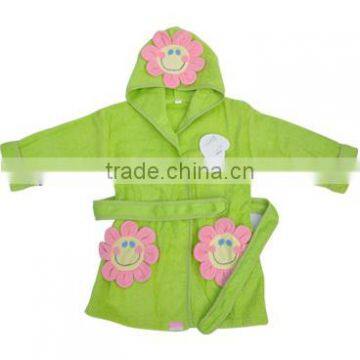 Hooded Kids Bathrobes for Girls and Boy, Fancy Kids Bathrobe, Microfiber Terry Bathrobe