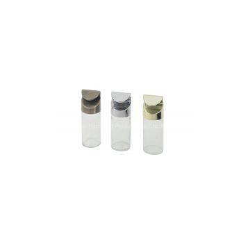 Glass Spice Bottle with Plastic Cap