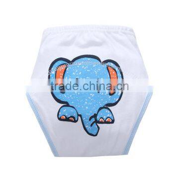 blue elephant style waterproof washable train newborn cloth diaper