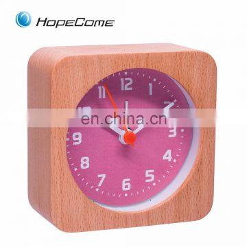 Digital Alarm Desk Wooden Clocks Silent Clock Mechanism