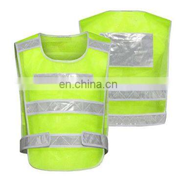 Personnel protective warming mesh vest for traffic or emergency road