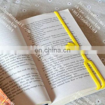 school supplier finger silicone bookmark for reminiscence