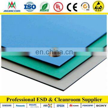 With 10mm snap Antistatic mat, rubber ESD grounding mat