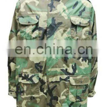 2017 Woodland green camouflage military mens army jacket