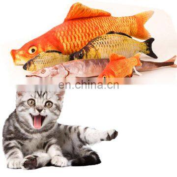 Lifelike Fish Shape Plush Pet Toy Catnip Fish Cat Toys