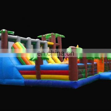 inflatable bouncer slide combo/jungle bouncer combo