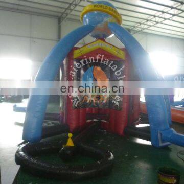 Outdoor 5 in 1 Inflatable Sports Games, Inflatable Basketball Shooting Game for Kids and Adults photo-3