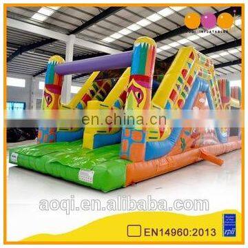 AOQI products EN14960 certificate colourful playground obstacle course for kids