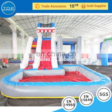 Guangzhou supplier castle inflatable dry slide amusement equipment on sale