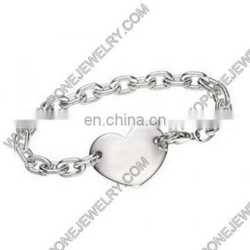 wholesale latest unique design bracelet stainless steel jewelry engravable bracelet