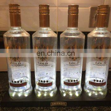 Custom promotional acrylic and metal led bottle glorifiers