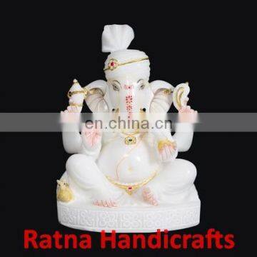 Ganesh Figurine Marble Statue D019