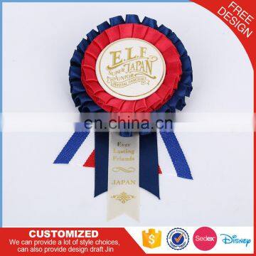 Wholesale Handmade Award Ribbon Rosette Made in China photo-2
